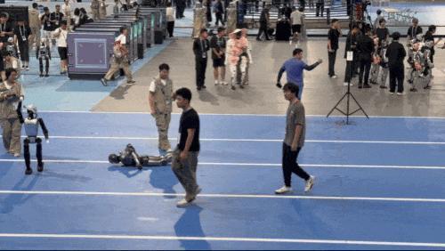 <strong>机器人</strong>️运动会是在比谁摔得有观众缘 欢笑与温情的科技大集