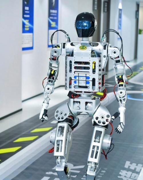 人形机器人大型提货现场 国产机器人迈向新纪元