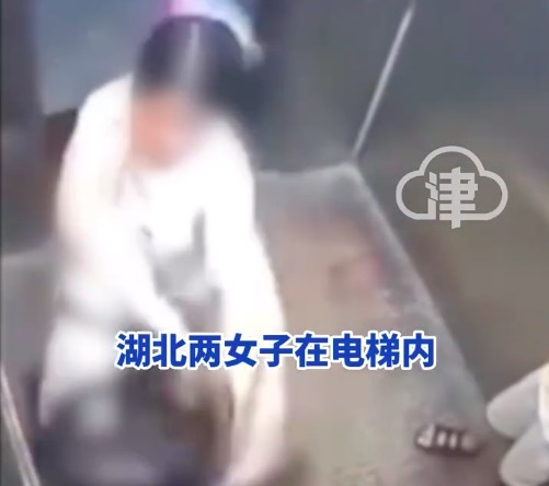 湖北一小区发生打人冲突：女孩催促男童勿挡电梯引冲突，当地警方正组织治安调解