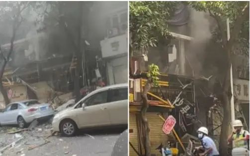 汕头一快餐店爆炸酿惨剧：一声巨响铺面已被炸毁