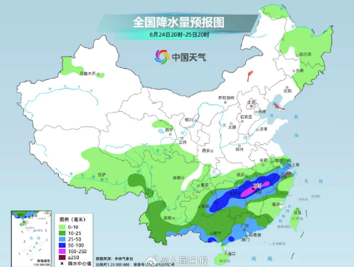 长江中下游等地未来十天4轮强降雨无缝衔接 江淮、江南北部等地降水量将较常年同期显著偏多