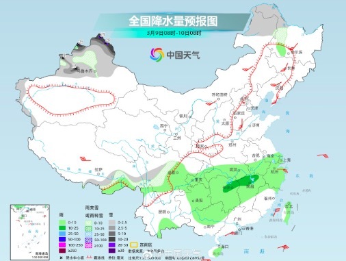 周日暖濕氣流增強多地或現強對流 南方持續陰雨模式