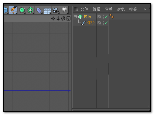 c4d怎么使用布料曲面给样条加厚度