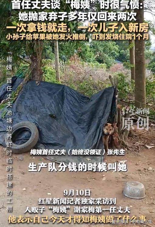 梅姨前夫说孩子小时候就没给奶喝 冷漠本性早有预兆
