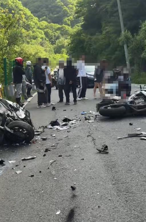 210国道摩托车逆行肇事致1死1伤 悲剧引车友唏嘘