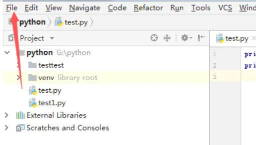 pycharm怎么另存为文件
