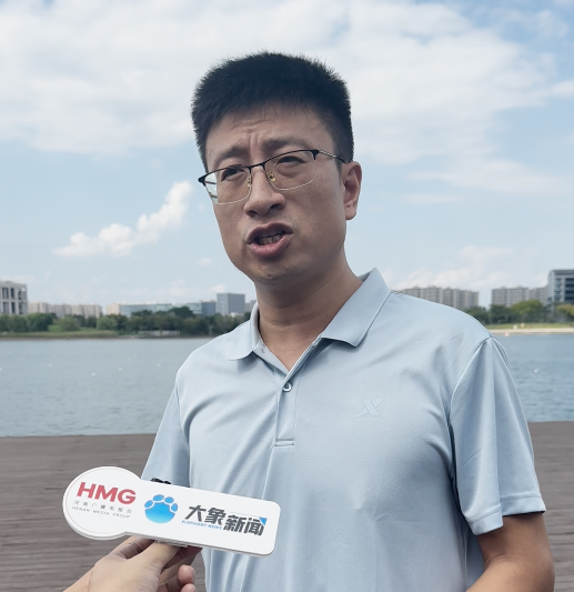记者实地探访郑州北龙湖“大鱼” 巨型鱼类引发热议