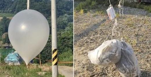 韩国斥朝鲜空投垃圾“低级” 多地发现150余枚污物气球