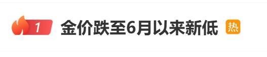 特朗普：以伊冲突可能再次爆发！金价直线拉升，此前跌至6月以来新低 避险情绪波动引发关注