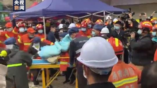 湖南长沙居民自建房倒塌事故又一名被困者获救