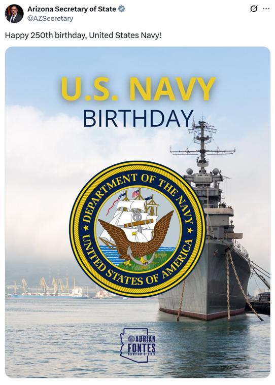 美国海军250周年庆闹大乌龙 误用他国军舰图片