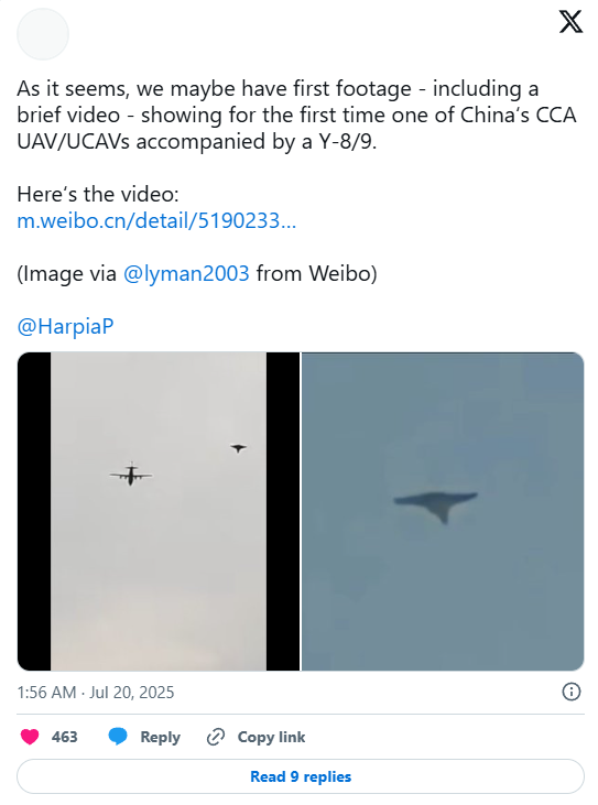 中国第三种六代机亮相,美媒都蒙了:航母舰载机?高端无人战斗机?