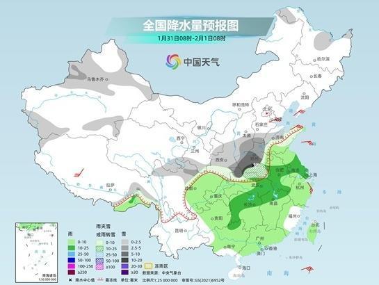 明天開始,，新一輪雨雪過程將上線！中東部地區(qū)需警惕交通安全