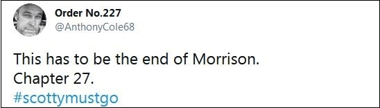 这必须得是莫里森的“末日”#莫里森必须下台