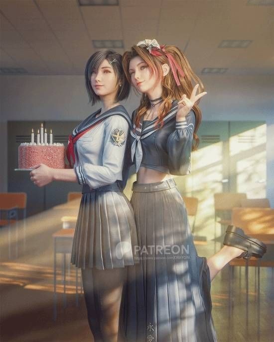 《最终幻想7》蒂法新3D美图 性感诱惑让人难把持