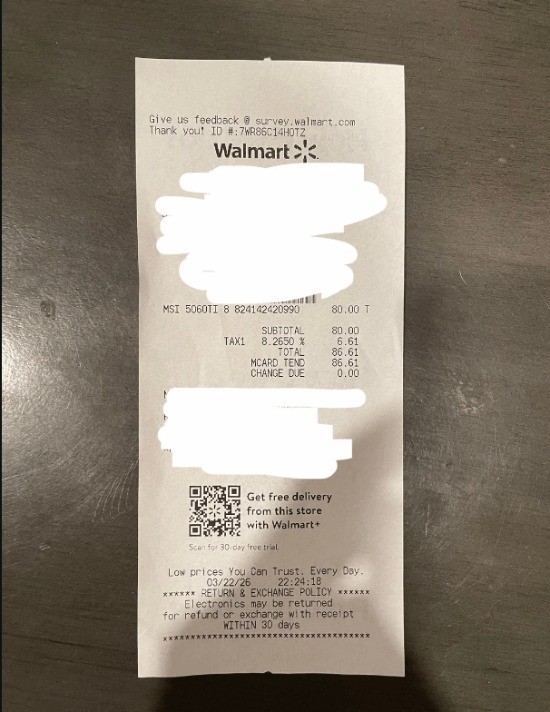 神级捡漏！网友500多买到RTX5060Ti 简直是白送