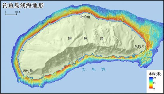 钓鱼岛及其附属岛屿最新地形地貌公布