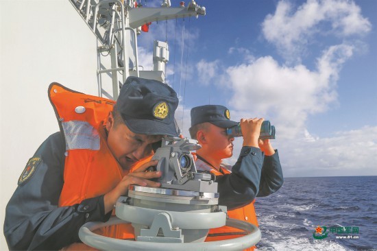 海军某护卫舰支队舰艇编队组织实战化演练