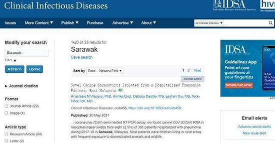 研究显示：第八种可感染人的冠状病毒被发现