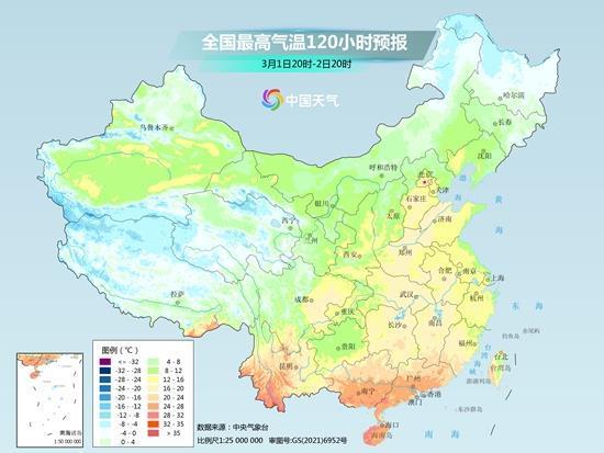 全国大部地区“回暖”，春意扑面而来