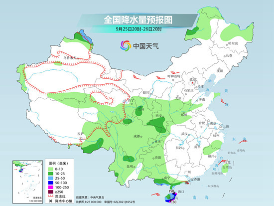 假期前兩股冷空氣輪番來襲，華西地區秋雨連綿不絕
