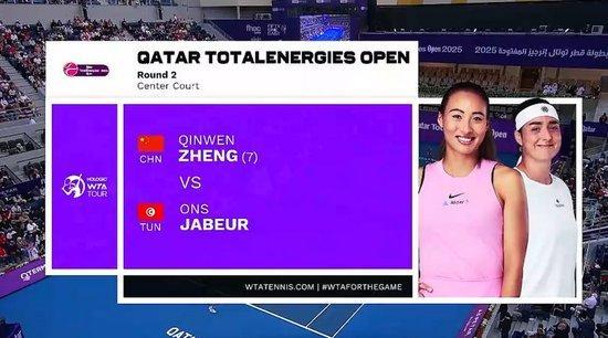 爆大冷,！鄭欽文WTA1000多哈站首秀出局 賽后沮喪離場(chǎng)