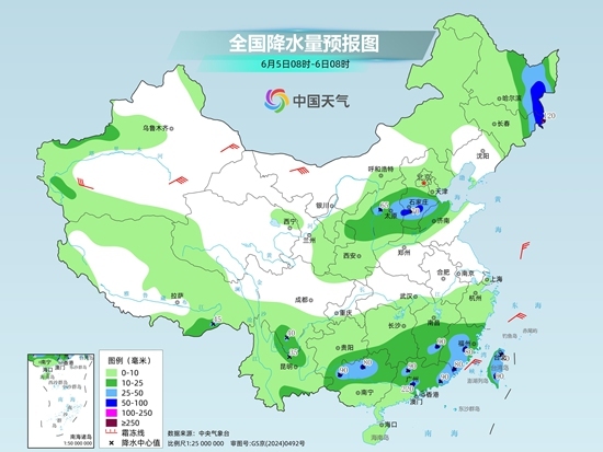 東北華北等地雷雨天氣 南方6日起將再迎新一輪降雨