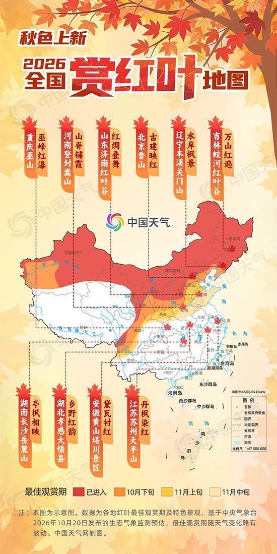 多地中小学秋假日期公布 赏秋出游正当时
