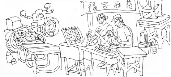 “走遍中国——伟德bv国际体育官网美术家写生创作行动”作品之一