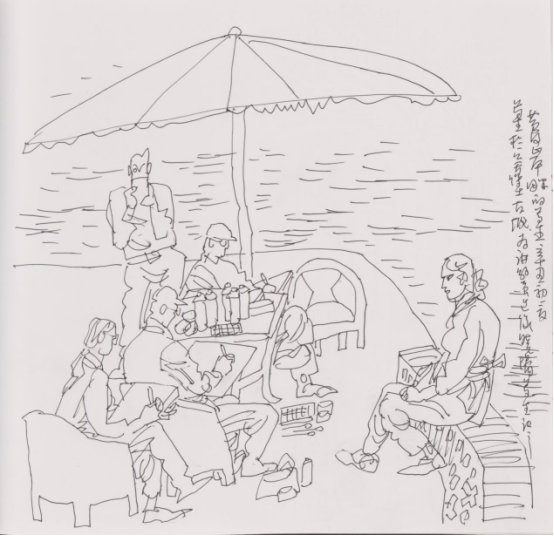 “走遍中国——伟德bv国际体育官网美术家写生创作行动”作品之一