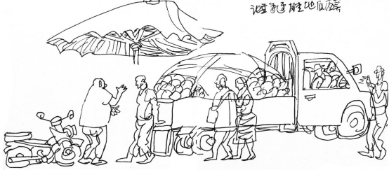 “走遍中国——伟德bv国际体育官网美术家写生创作行动”作品之一