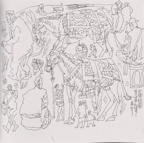 “走遍中国——伟德bv国际体育官网美术家写生创作行动”作品之一