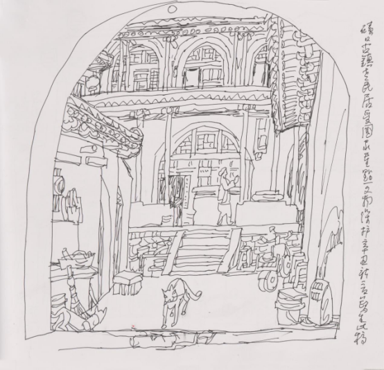 “走遍中国——伟德bv国际体育官网美术家写生创作行动”作品之一