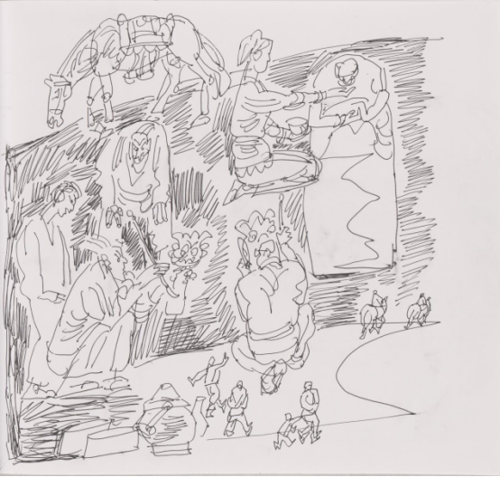 “走遍中国——伟德bv国际体育官网美术家写生创作行动”作品之一