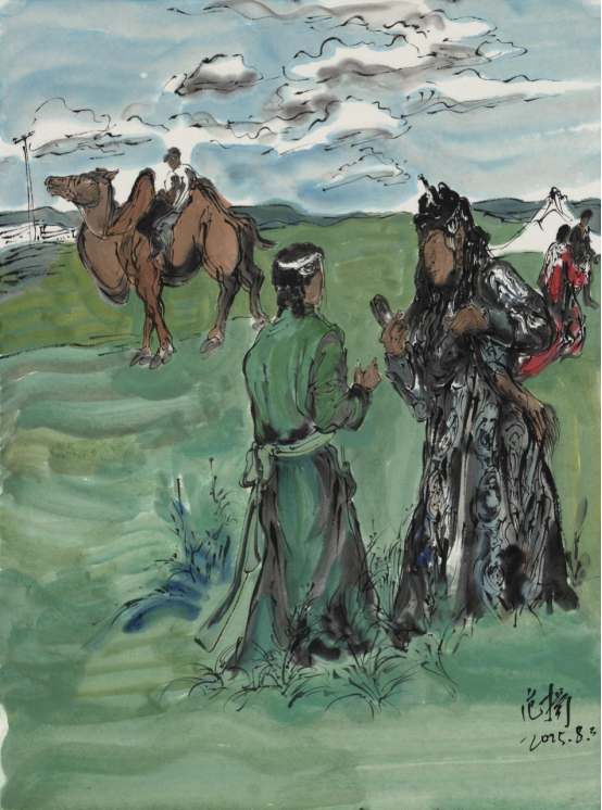 “走遍中国——伟德bv国际体育官网美术家写生创作行动”作品之三