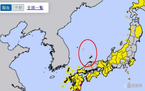 日本气象厅将独岛标为日本领土 激怒韩国网民