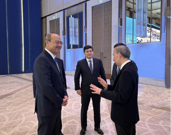 乌兹别克斯坦总理阿里波夫亲切会见中国国际文化传播中心执行主席龙宇翔