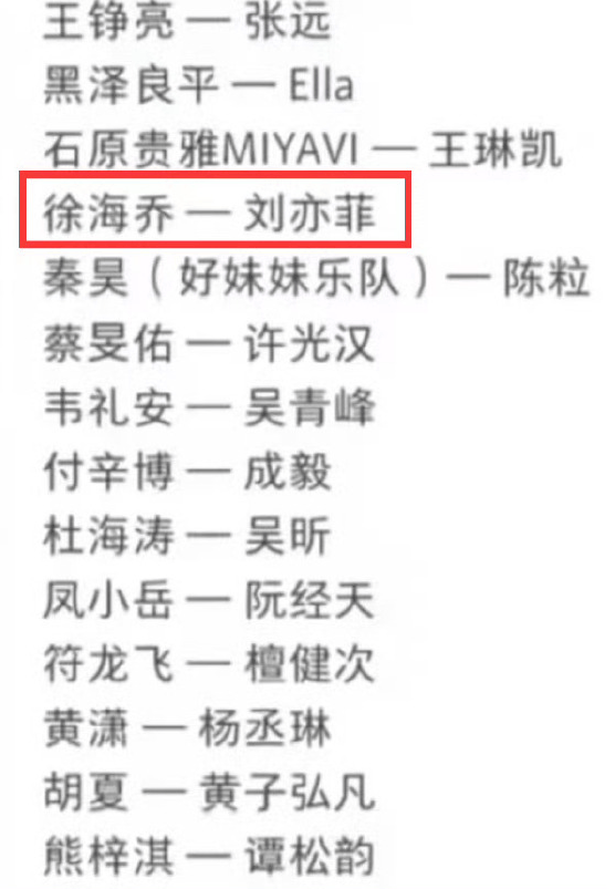 徐海喬追星成功！披哥打call親友團(tuán)是劉亦菲