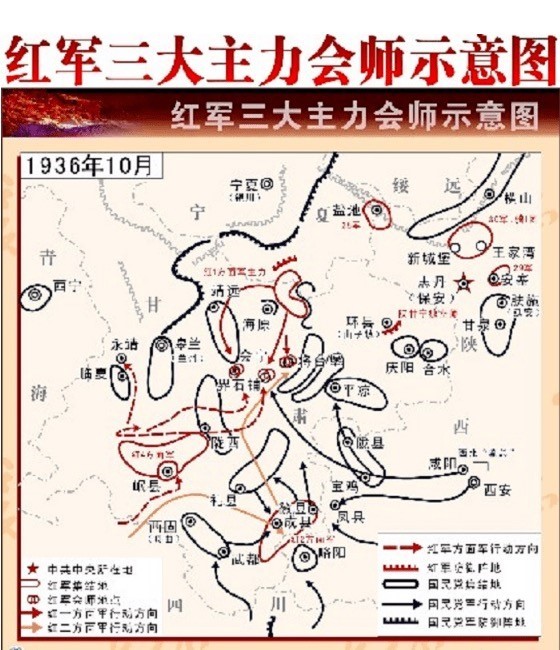 百年瞬间丨红军三大主力胜利会师