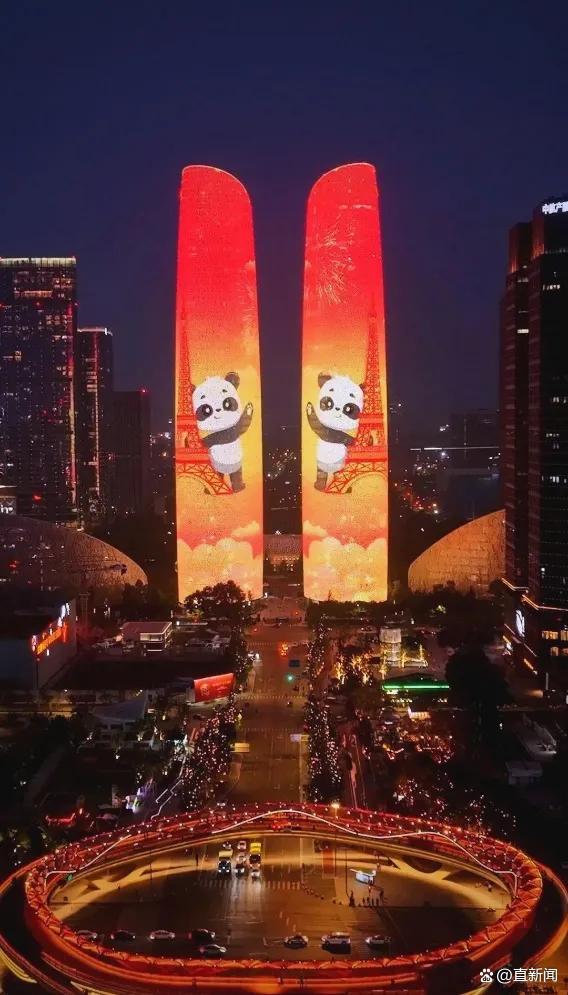 马克龙夫人认出在法出生的熊猫胖了 中法友谊见证者