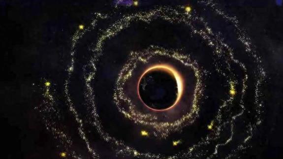 最大的黑洞里能放进去多少个太阳？