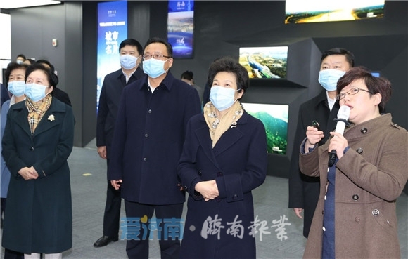 山东省政协主席葛慧君到济南调研,孙立成孙述涛雷杰等同行