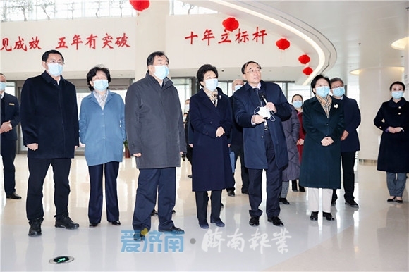 山东省政协主席葛慧君到济南调研,孙立成孙述涛雷杰等同行