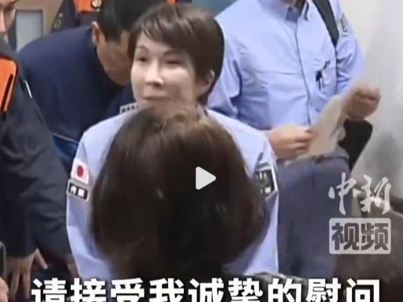 高市早苗在避难所仅停留3分钟
