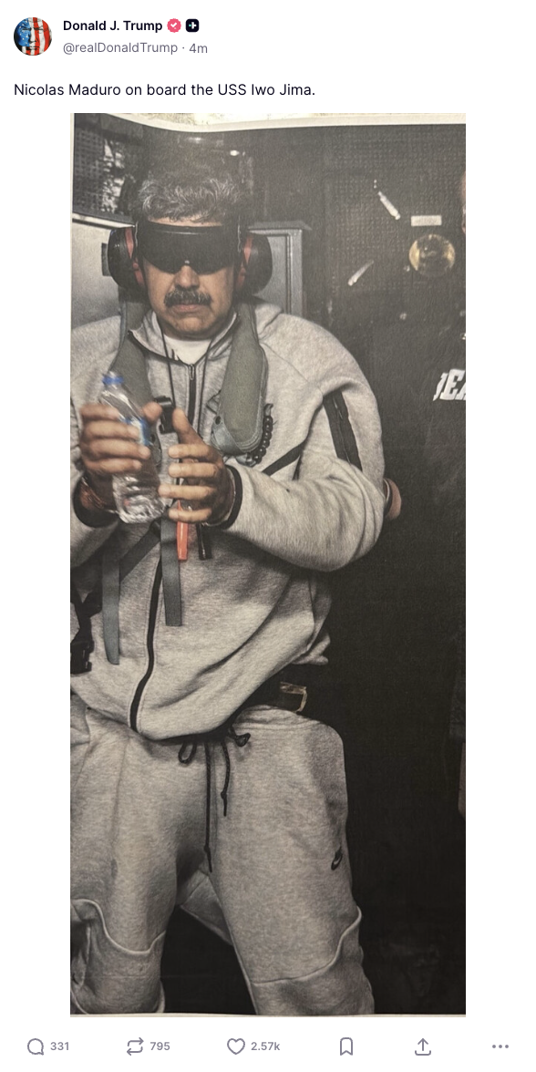 抓捕委内瑞拉总统马杜罗,美国授权美国……