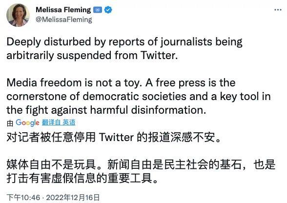 弗莱明称“媒体自由不是玩具”