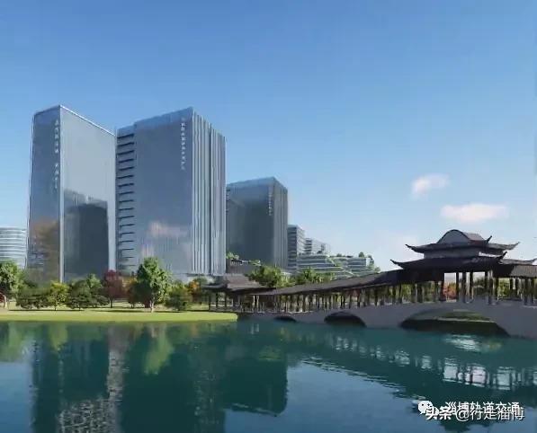 360米！淄博科学城TBD超高层金融中心及独角兽岛规划视频