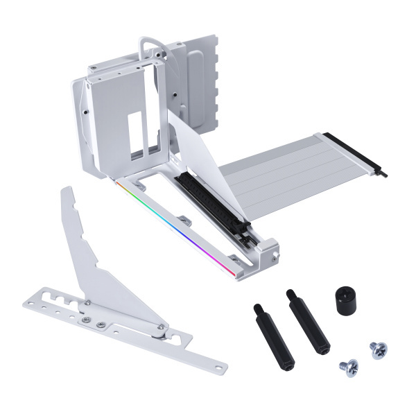 联力推出多向可调竖装 RGB 显卡支架：附带 PCIe 5.0 延长线，74.99 美元