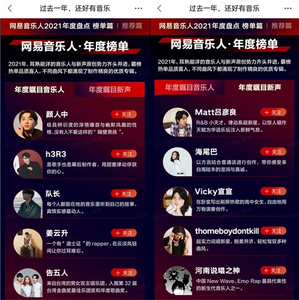 网易云音乐2021年原创音乐盘点 新生代音乐人带来宝藏新声