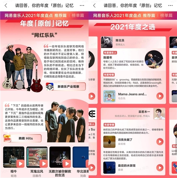 网易云音乐2021年原创音乐盘点 新生代音乐人带来宝藏新声